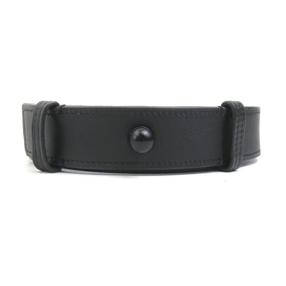 LOEWE Belt Leather Black Men\'s Women\'s r10495k